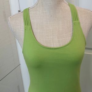 Size S Calvin Klein Performance green with built-in bra. See photos Like New